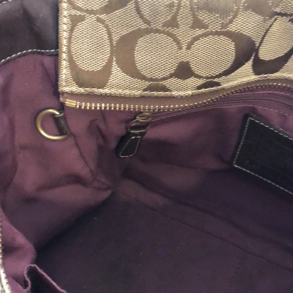 COACH TOTE HANDBAG/PURSE IN PATCHWORK GORGEOUS COLORS BOX & DUST BAG LUXURY🤎 - Picture 15 of 16